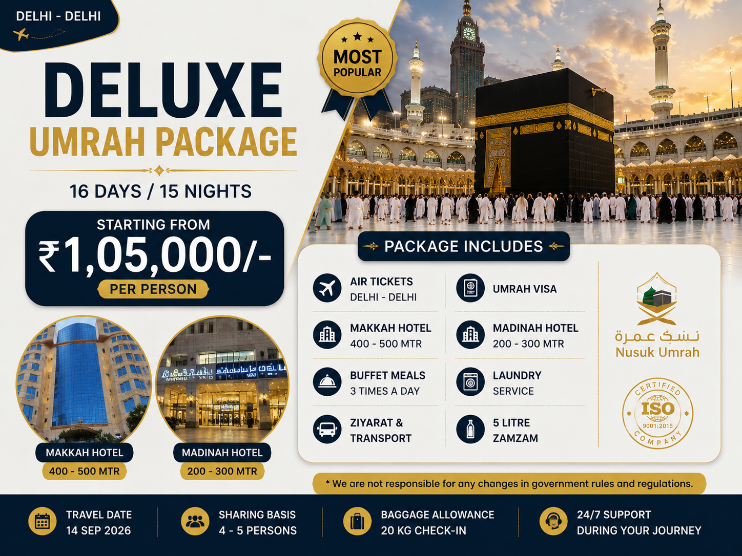 Deluxe Umrah Package