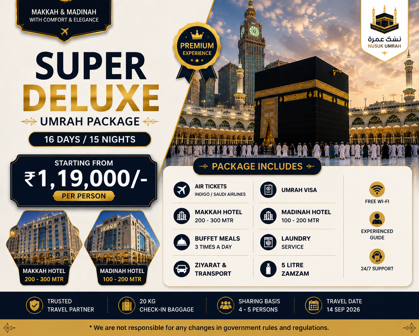 Super Deluxe Umrah Package